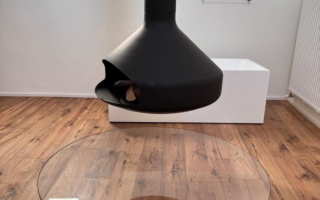 Vetro incassato nel parquet