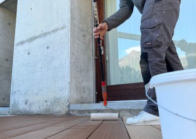 Terrazza in WPC e trattamento Scudo