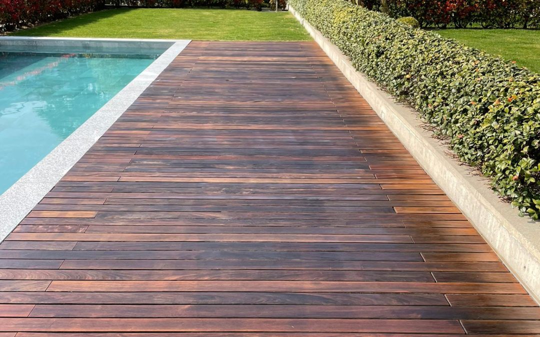 Trattamento terrazza in teak