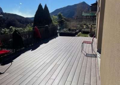 Terrazza in WPC effetto legno