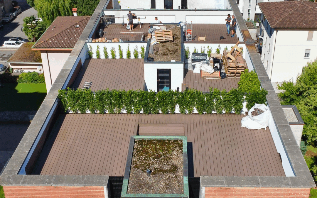 Terrazza rialzata WPC